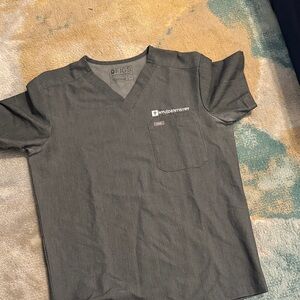 FIGS Gray Men's scrub shirt
